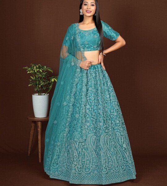 Lehenga blue